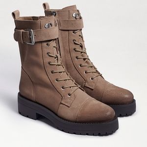 Sam Edelman | Junip Combat Boot | Safari Tan | 9